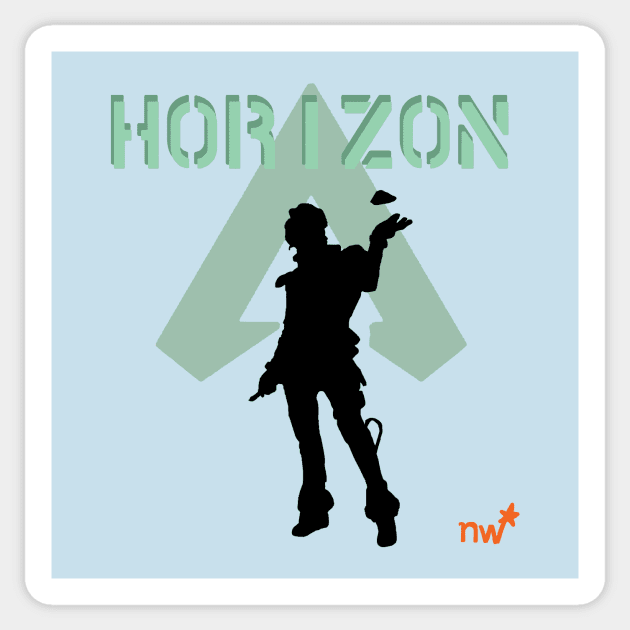 Horizon Sticker by nenedasher